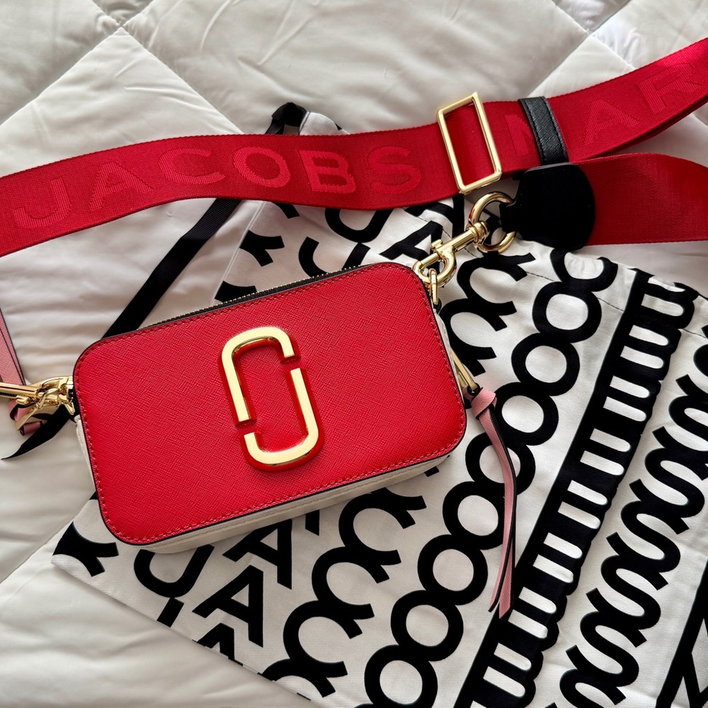 Marc Jacobs Bold Red Crossbody Bag
